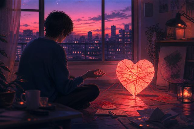 My Stupid Heart 的意境插画